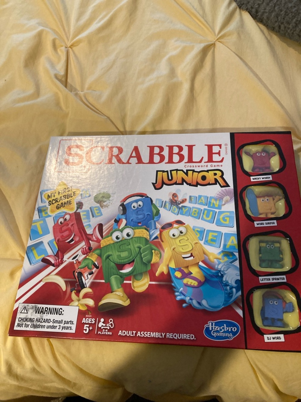 Hasbro Scrabble Junior Kids Board Game - Red Box